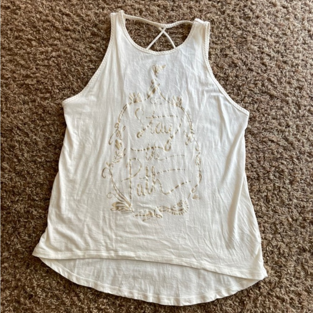 Calia yoga gym lifting workout tank top shirt womens medium M stay the path